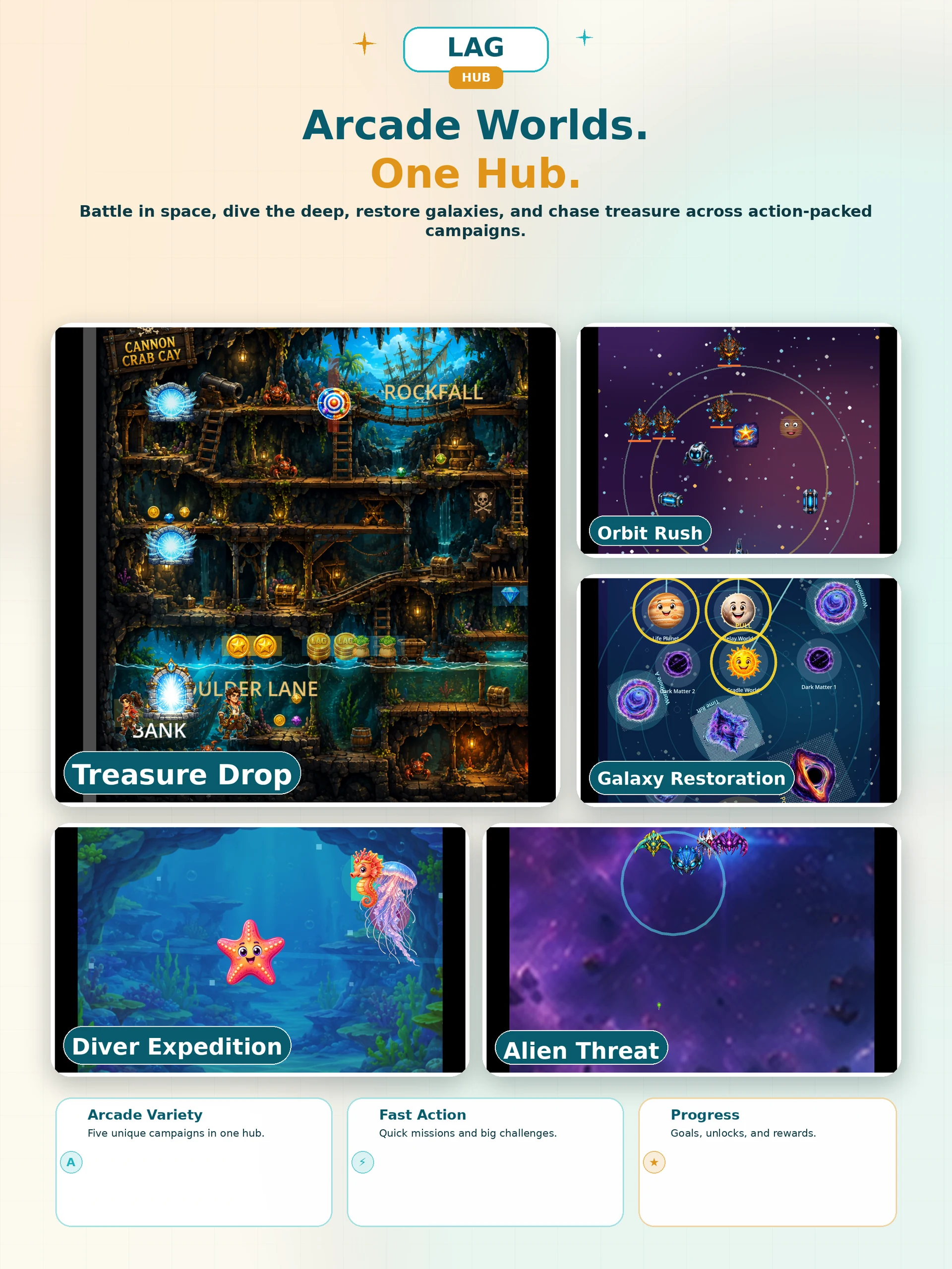Lottery Arcade Games Hub screenshot